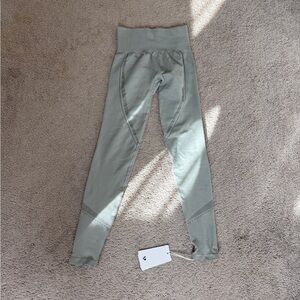 Women's Sage Green High-Waisted Leggings New